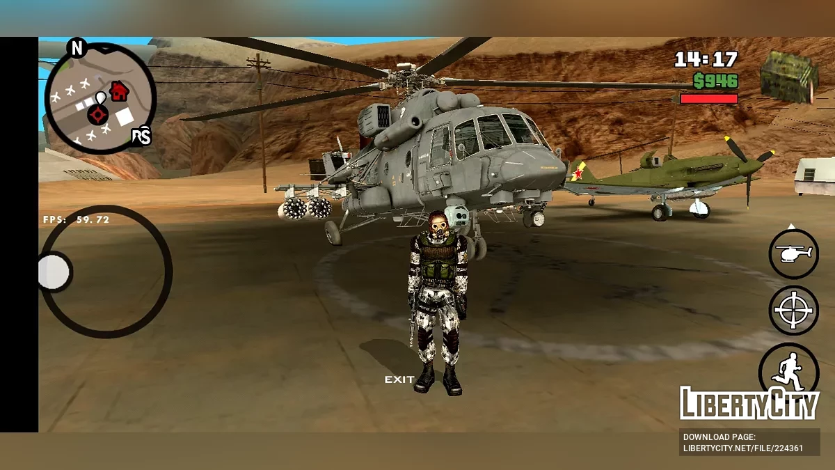 Ми-8 АМТШ (War Thunder) / GTA San Andreas