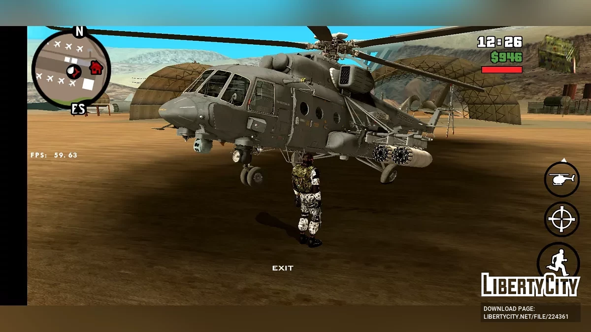 Ми-8 АМТШ (War Thunder) / GTA San Andreas