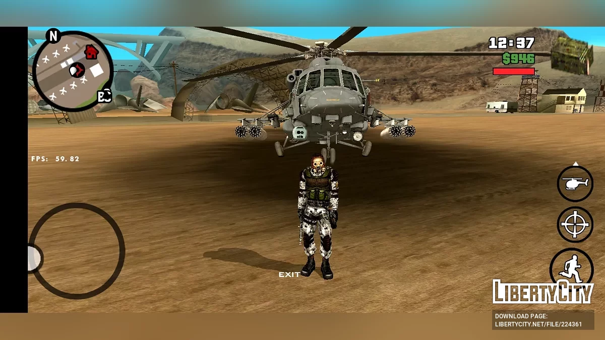 Ми-8 АМТШ (War Thunder) / GTA San Andreas