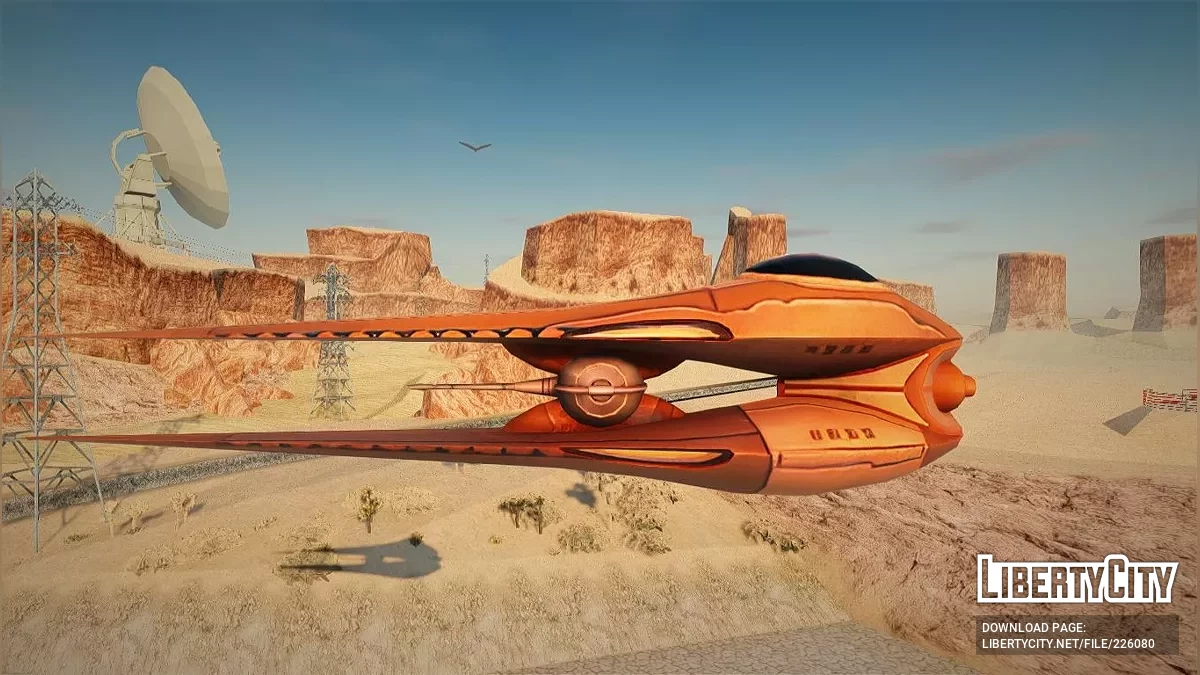 Геоносианский истребитель из Star Wars / GTA San Andreas