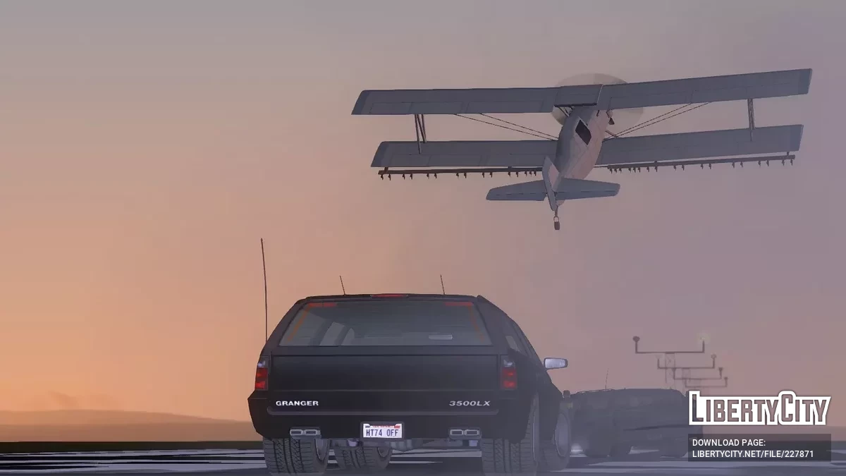 GTA 5/Online Western Cropduster [HD Unvierse Style] [Vehfuncs] / GTA San Andreas
