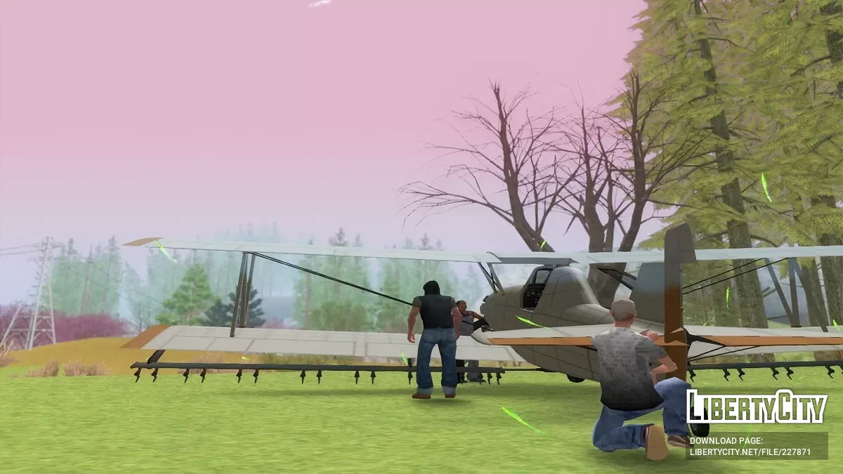 GTA 5/Online Western Cropduster [HD Unvierse Style] [Vehfuncs] / GTA San Andreas