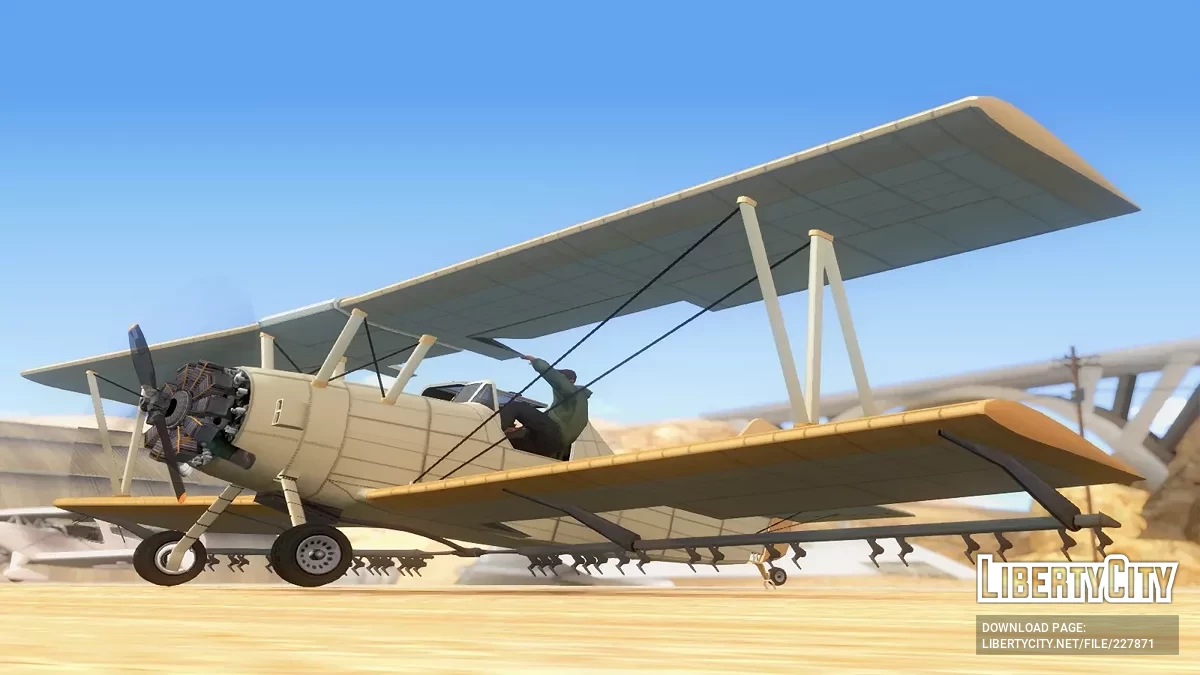 GTA 5/Online Western Cropduster [HD Unvierse Style] [Vehfuncs] / GTA San Andreas