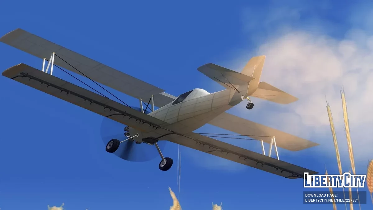 GTA 5/Online Western Cropduster [HD Unvierse Style] [Vehfuncs] / GTA San Andreas