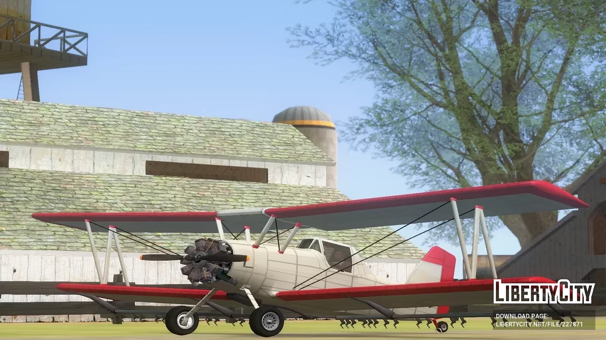 GTA 5/Online Western Cropduster [HD Unvierse Style] [Vehfuncs] / GTA San Andreas