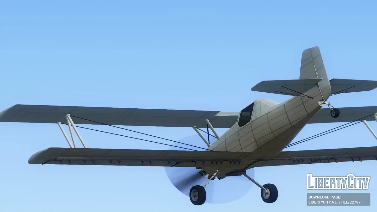 GTA 5/Online Western Cropduster [HD Unvierse Style] [Vehfuncs] / GTA San Andreas