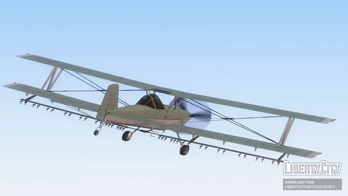 GTA 5/Online Western Cropduster [HD Unvierse Style] [Vehfuncs] / GTA San Andreas