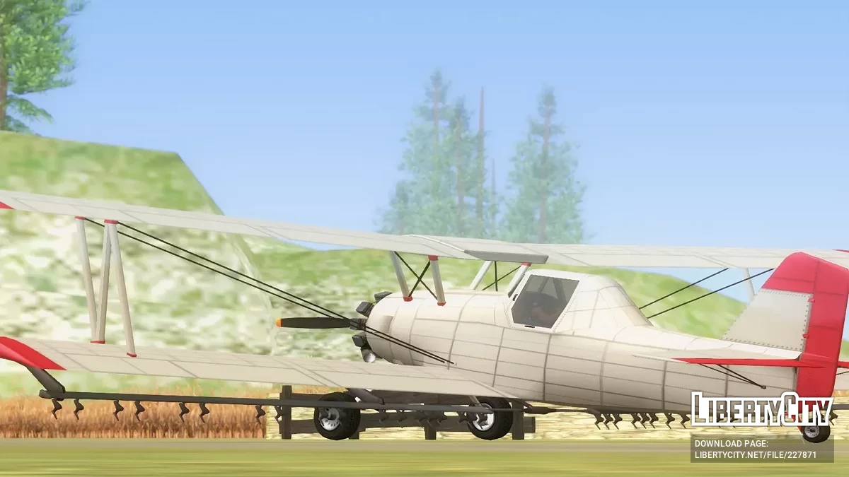 GTA 5/Online Western Cropduster [HD Unvierse Style] [Vehfuncs] / GTA San Andreas