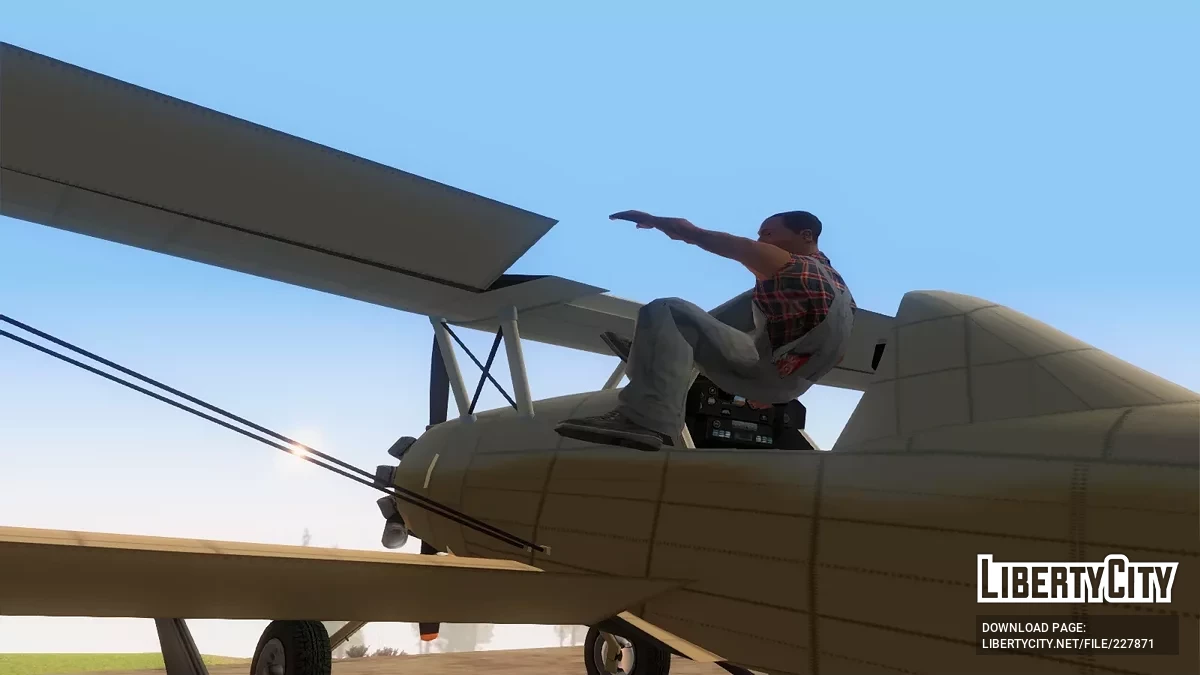 GTA 5/Online Western Cropduster [HD Unvierse Style] [Vehfuncs] / GTA San Andreas
