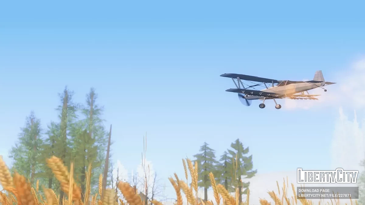 GTA 5/Online Western Cropduster [HD Unvierse Style] [Vehfuncs] / GTA San Andreas