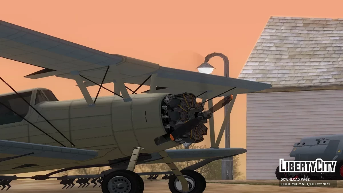 GTA 5/Online Western Cropduster [HD Unvierse Style] [Vehfuncs] / GTA San Andreas