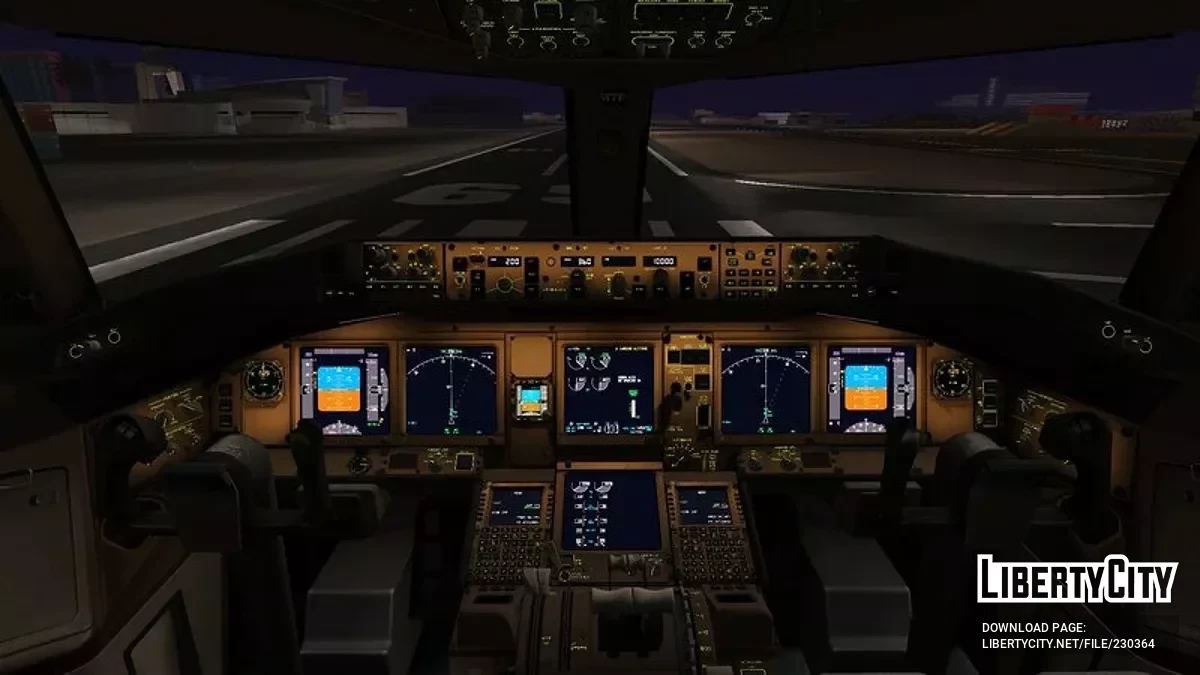 Boeing 777-300ER [VehFuncs] / GTA San Andreas