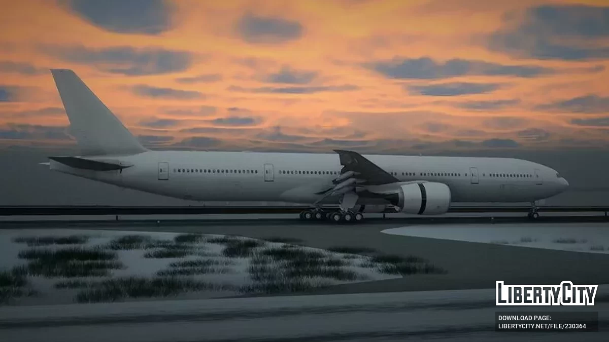 Boeing 777-300ER [VehFuncs] / GTA San Andreas