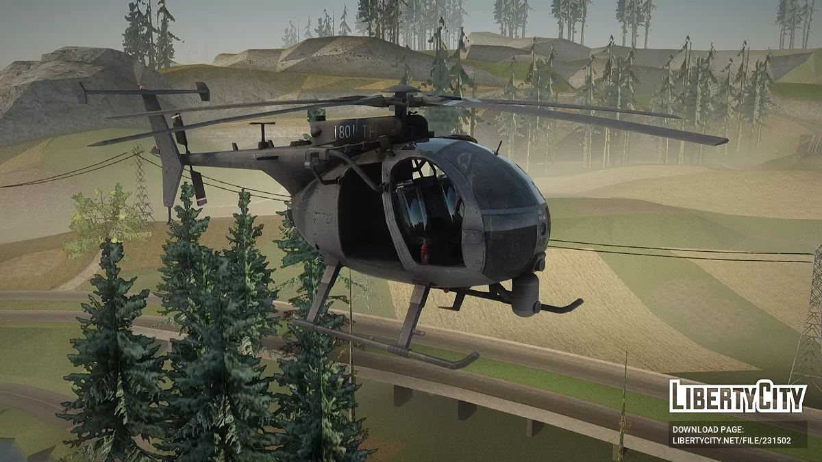 AH-6 Littlebird / GTA San Andreas