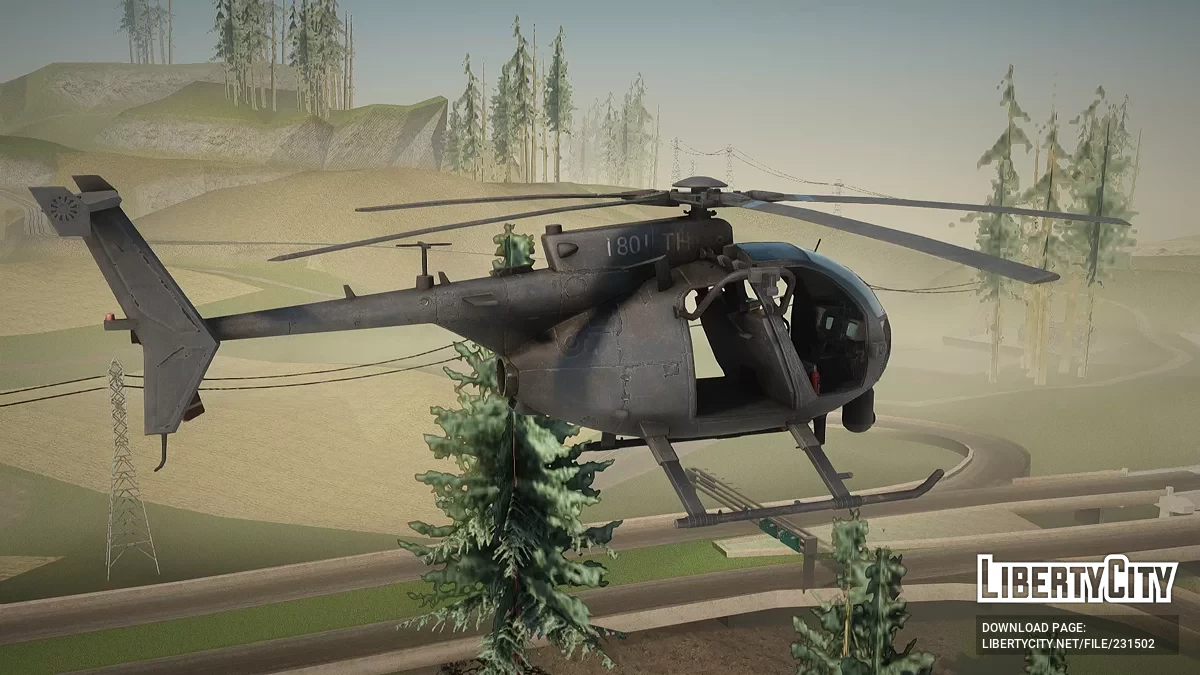 AH-6 Littlebird / GTA San Andreas