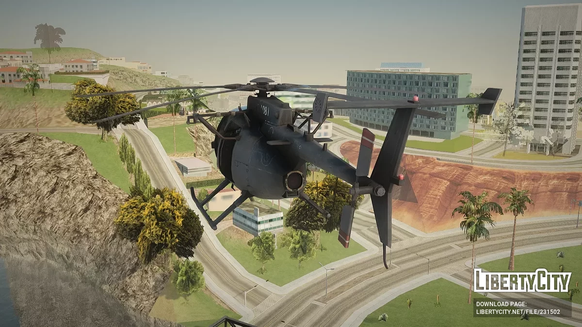 AH-6 Littlebird / GTA San Andreas