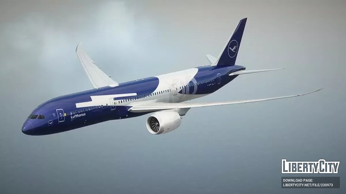 Boeing 787-9 [VehFuncs] / GTA San Andreas