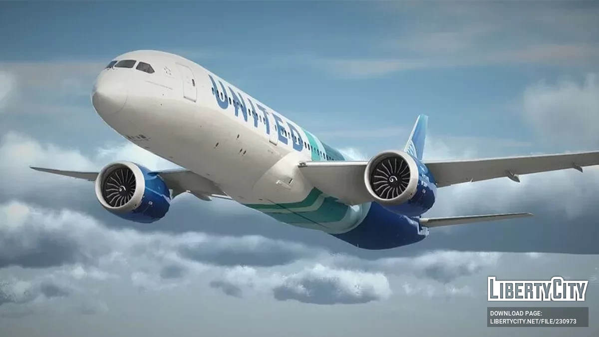 Boeing 787-9 [VehFuncs] / GTA San Andreas