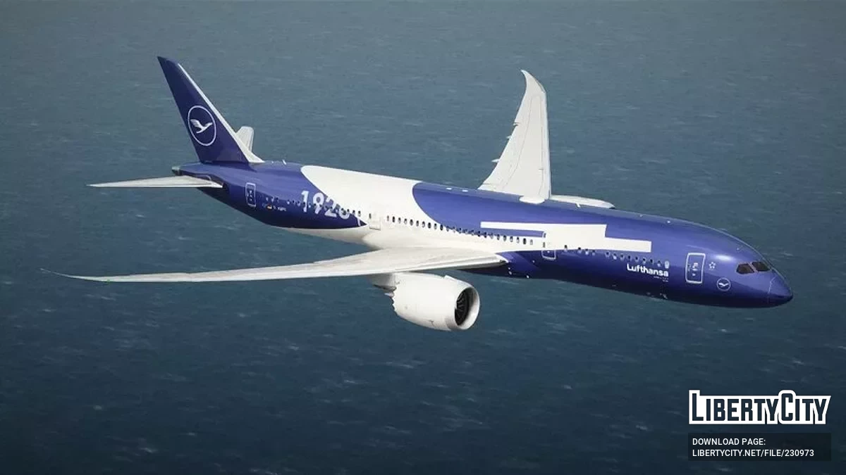 Boeing 787-9 [VehFuncs] / GTA San Andreas