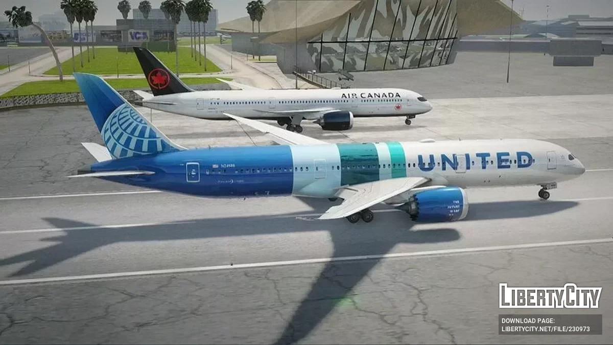 Boeing 787-9 [VehFuncs] / GTA San Andreas