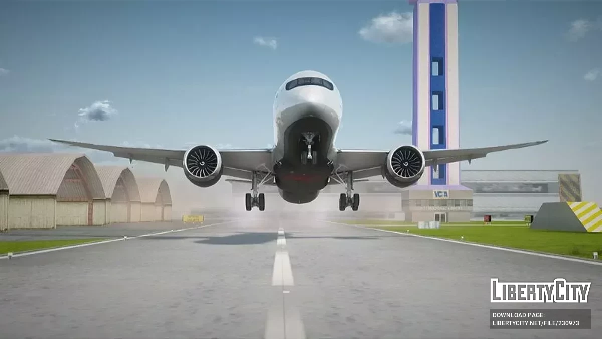 Boeing 787-9 [VehFuncs] / GTA San Andreas