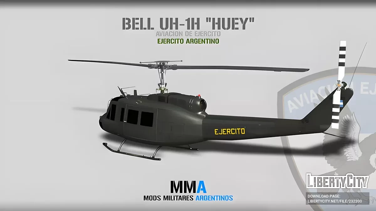Bell UH-1H Ejercito Argentino / GTA San Andreas