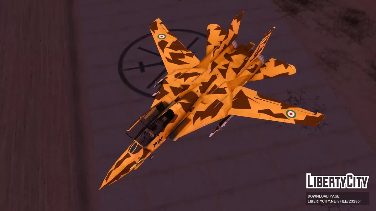 Northrop Grumman F-14 Tomcat IRIAF (Islamic Republic of Iran Air Force) / GTA San Andreas