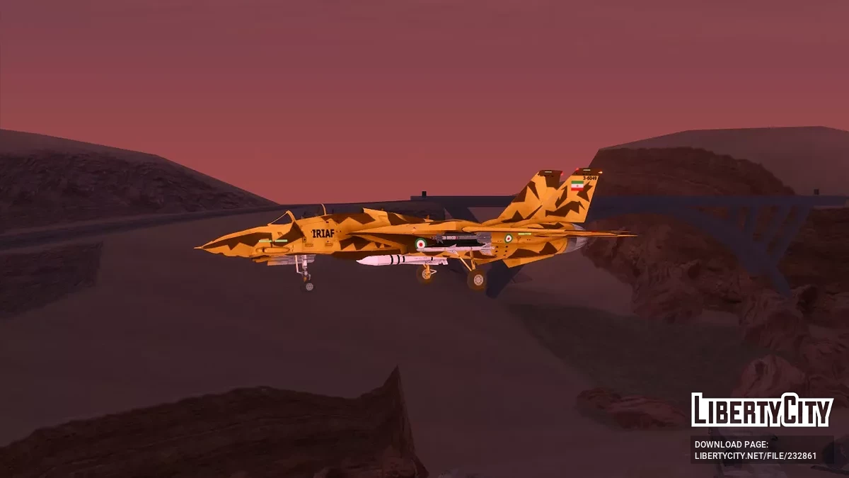 Northrop Grumman F-14 Tomcat IRIAF (Islamic Republic of Iran Air Force) / GTA San Andreas