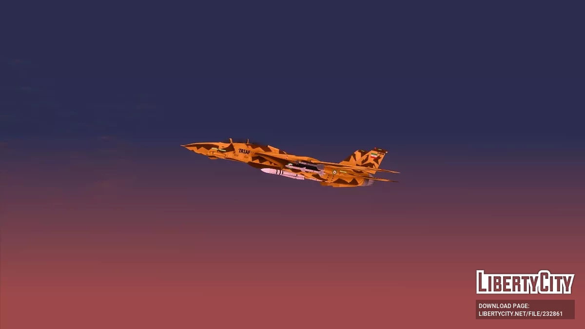 Northrop Grumman F-14 Tomcat IRIAF (Islamic Republic of Iran Air Force) / GTA San Andreas