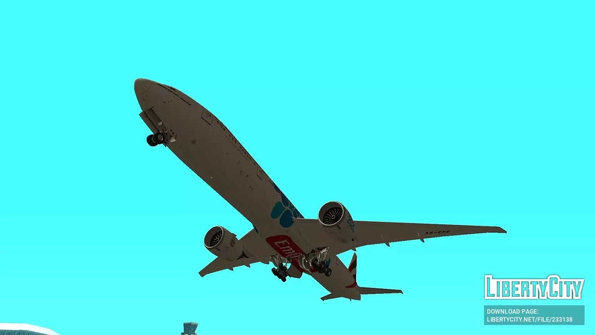 Emirates Boeing 777-31HER A6-EPK Expo 2020 Blue Livery (Remastered) / GTA San Andreas