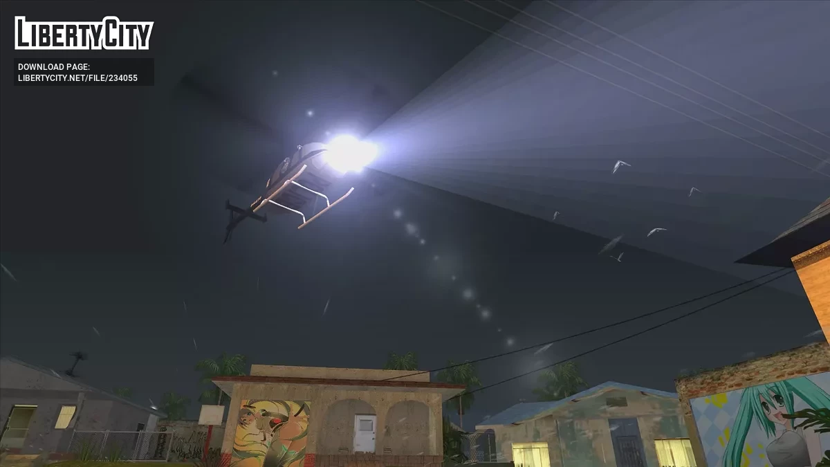 Вертолёты в стиле Liberty City Stories / GTA San Andreas