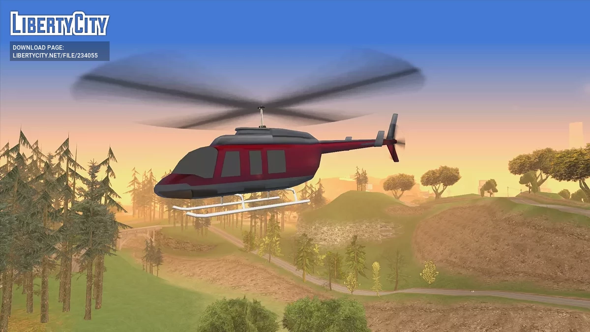 Вертолёты в стиле Liberty City Stories / GTA San Andreas