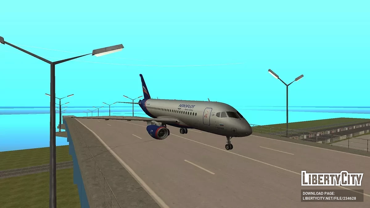 Airbus A319 Аэрофлот / GTA San Andreas