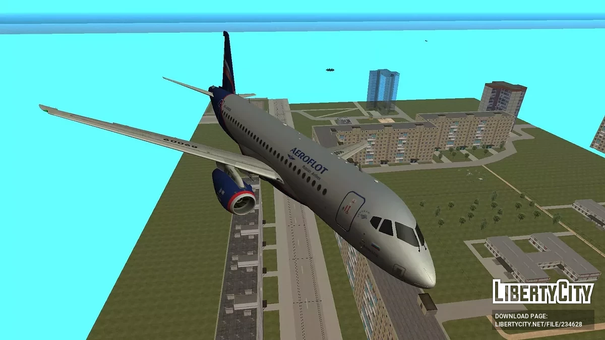 Airbus A319 Аэрофлот / GTA San Andreas