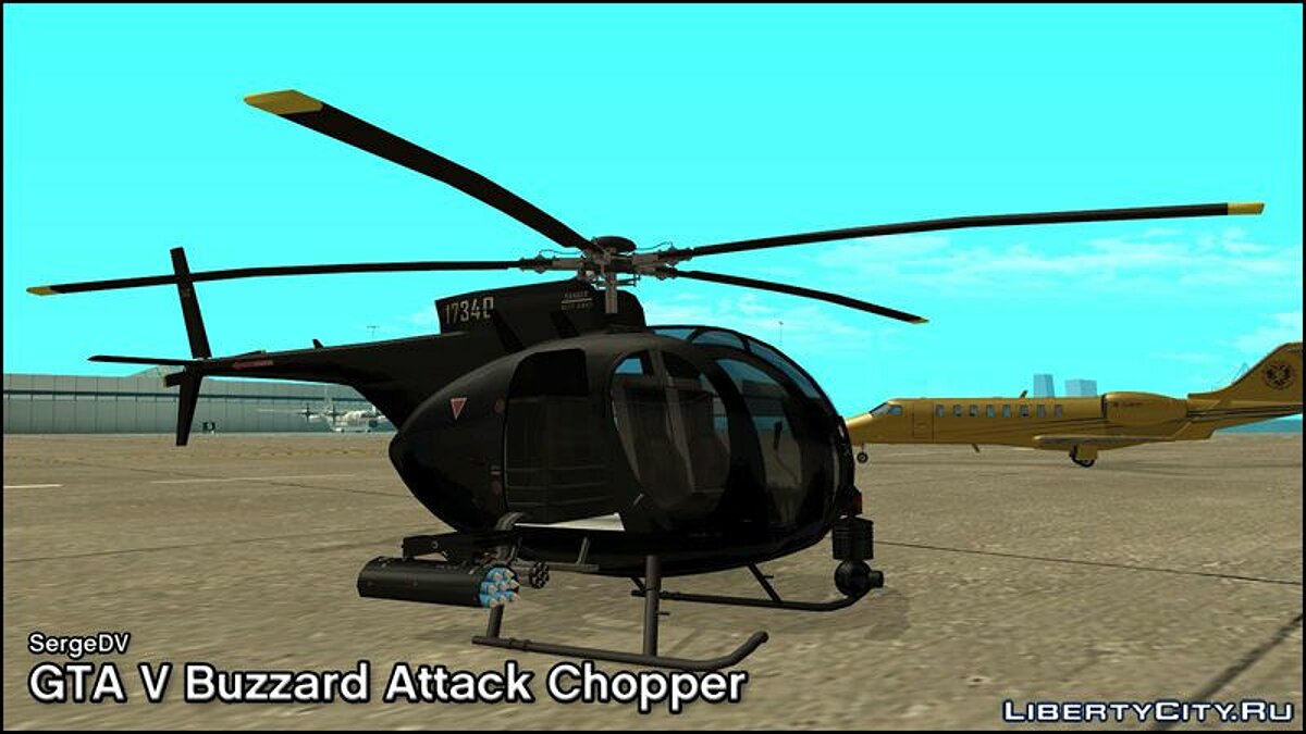 Пак вертолетов Buzzard из GTA 4 и GTA 5 для GTA San Andreas - Картинка #2