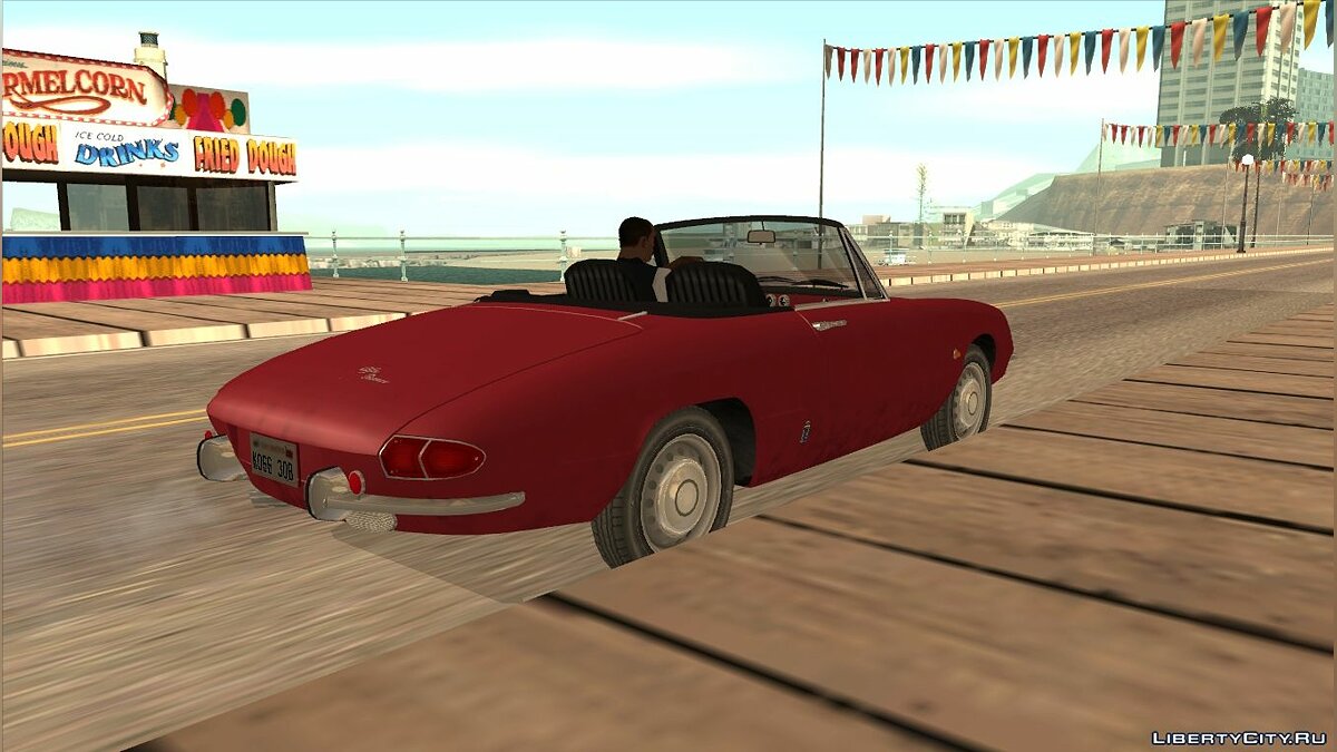 Скачать Alfa Romeo Spider Duetto '66 для GTA San Andreas