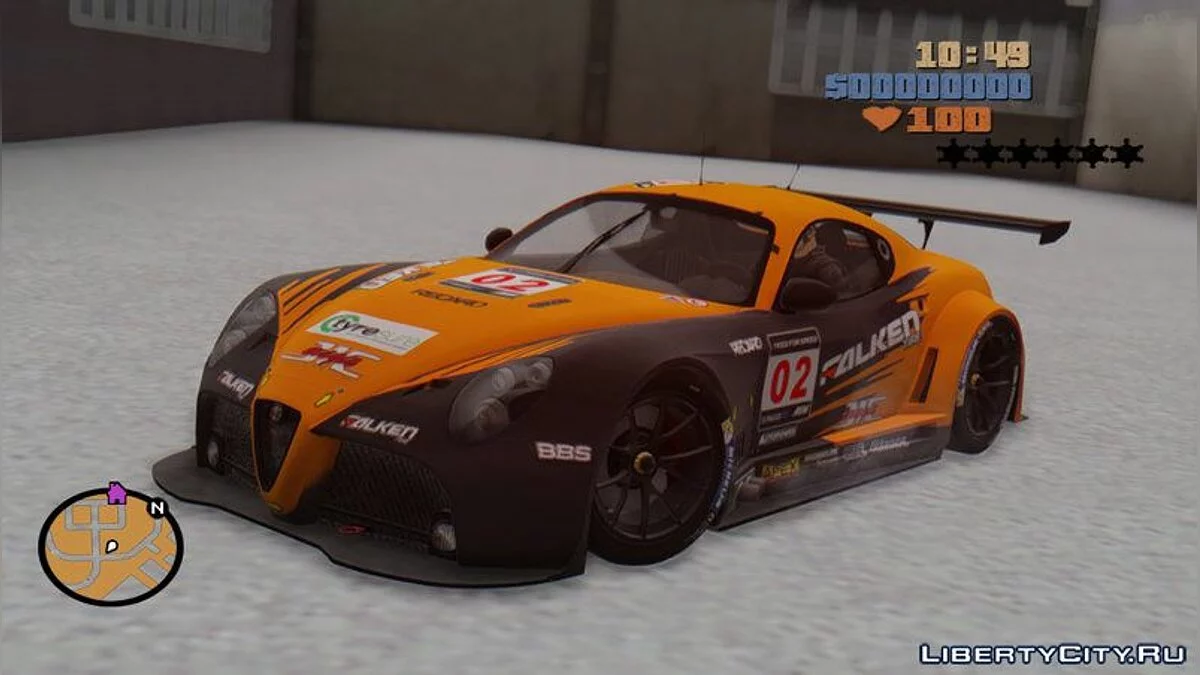 2009 Alfa Romeo 8C Competizione GT3 / GTA San Andreas