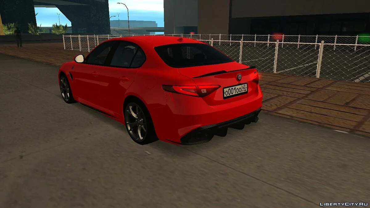Alfa Romeo Giulia Quadrifoglio c тюнингом (CCD) / GTA San Andreas