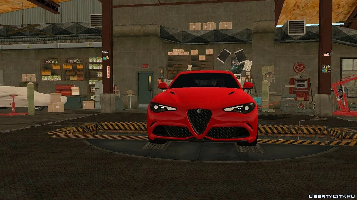 Alfa Romeo Giulia Quadrifoglio c тюнингом (CCD) / GTA San Andreas