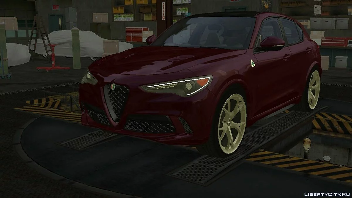 Alfa Romeo Stelvio Quadrifoglio с тюнингом / GTA San Andreas