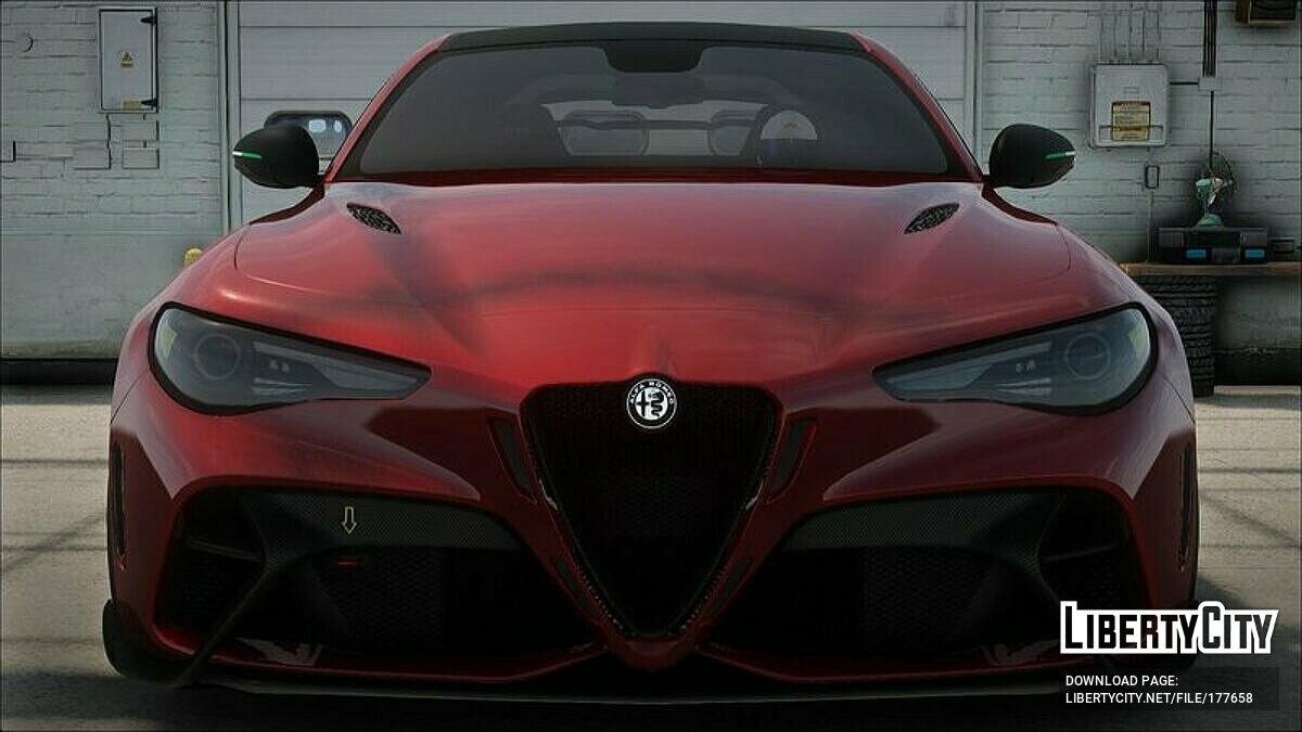 Скачать Alfa Romeo Giulia GTAm 2021 для GTA San Andreas