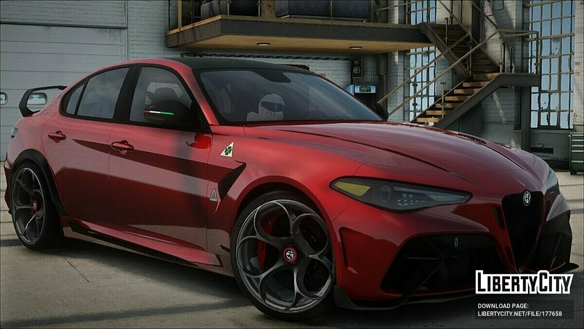 Скачать Alfa Romeo Giulia GTAm 2021 для GTA San Andreas