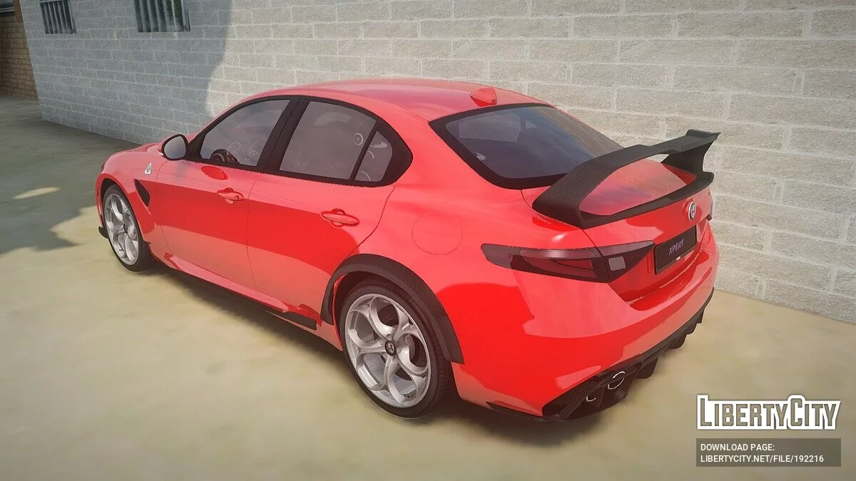 Alfa Romeo Giulia / GTA San Andreas