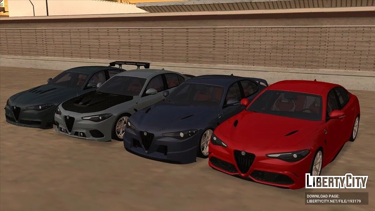 Alfa Romeo Gulia 2021 + CCD / GTA San Andreas