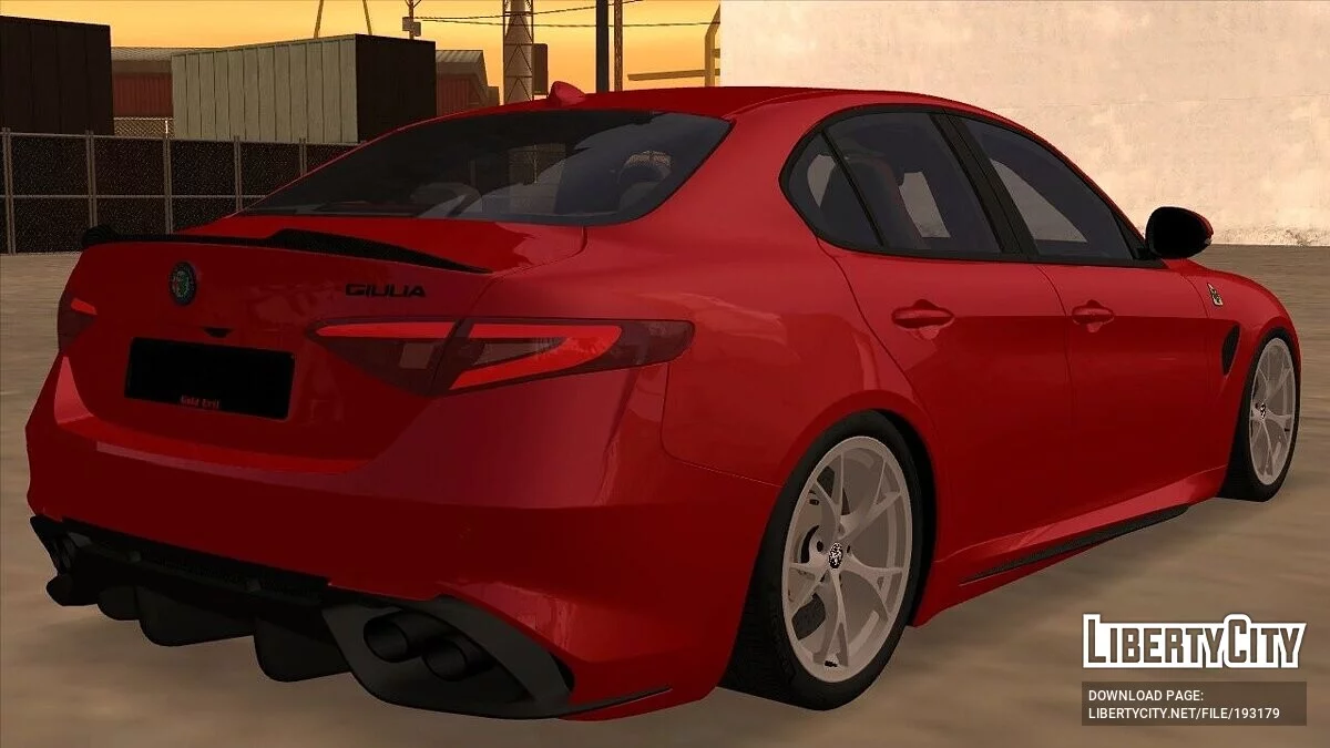 Alfa Romeo Gulia 2021 + CCD / GTA San Andreas
