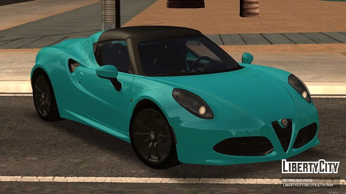 Alfa Romeo 4C '15 + CCD / GTA San Andreas
