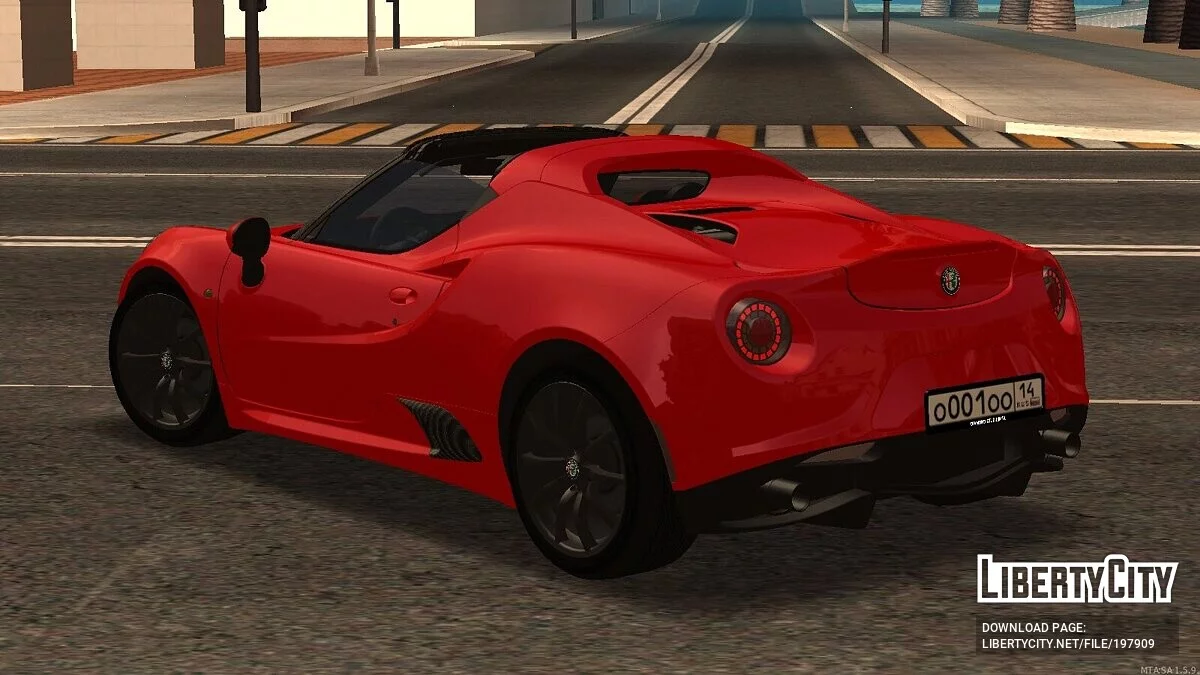 Alfa Romeo 4C '15 + CCD / GTA San Andreas