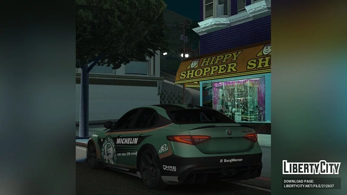 Alfa Romeo Giulia Gtam / GTA San Andreas