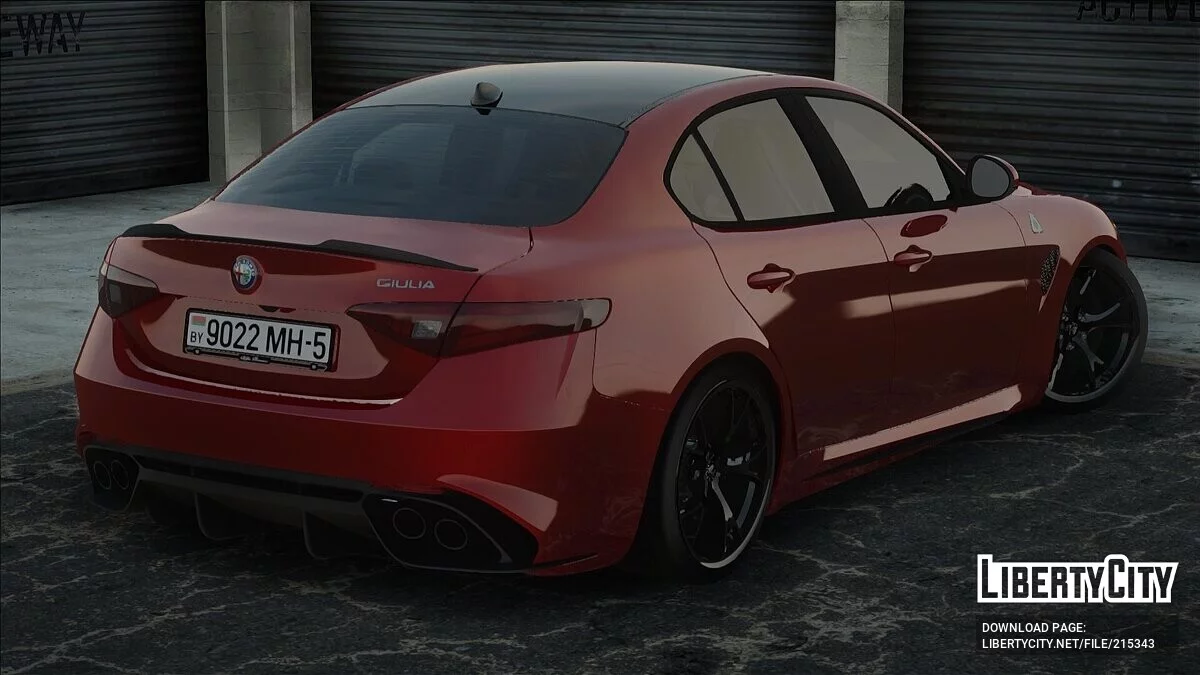 Alfa Romeo Giulia Quadrifoglio 2017 / GTA San Andreas
