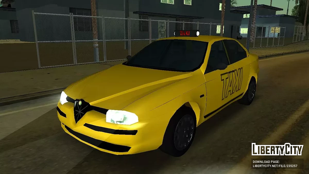 Альфа Ромео 156 Такси / GTA San Andreas